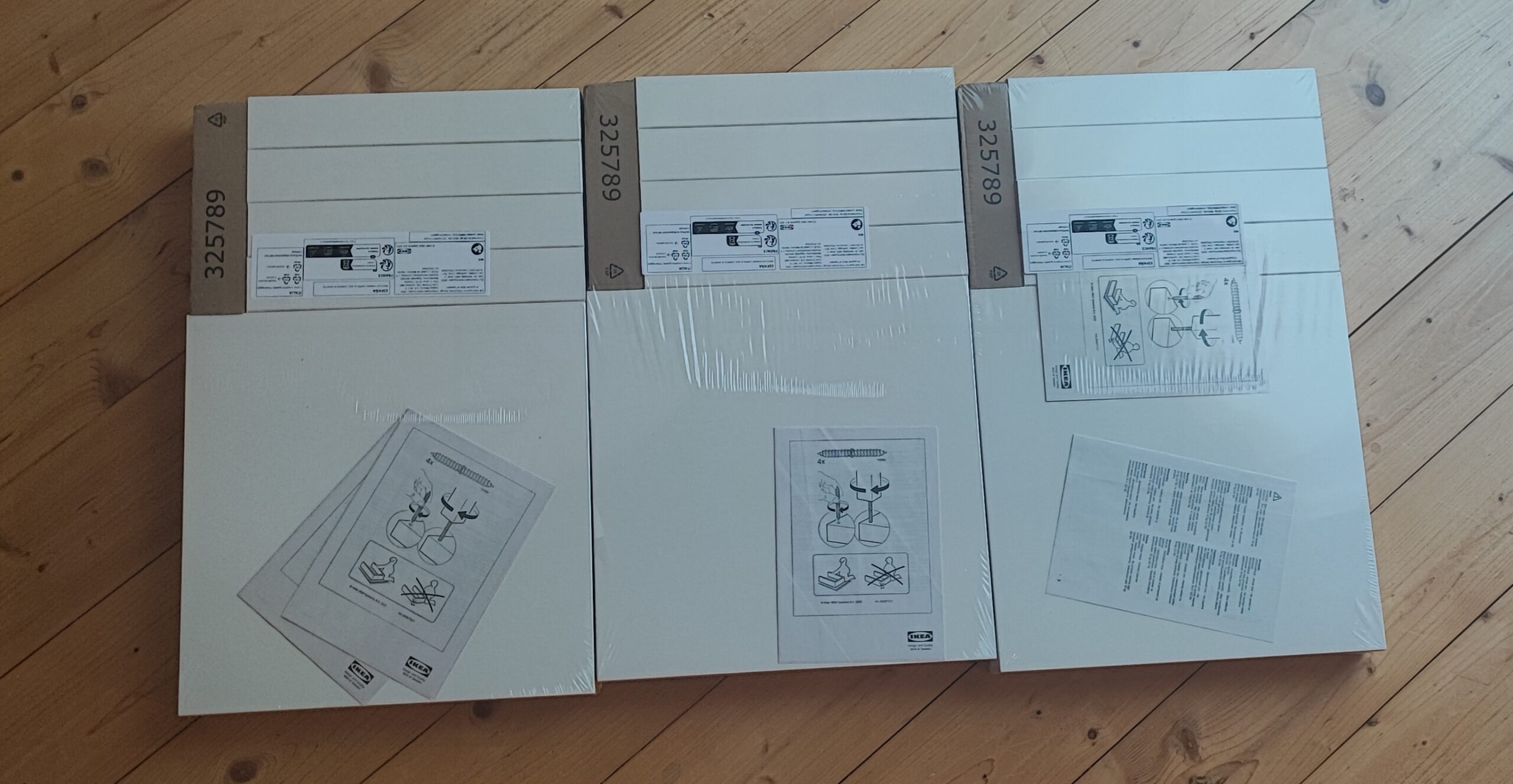 3x IKEA LACK Beistelltisch Weiß 35×35 cm – neu & originalverpackt