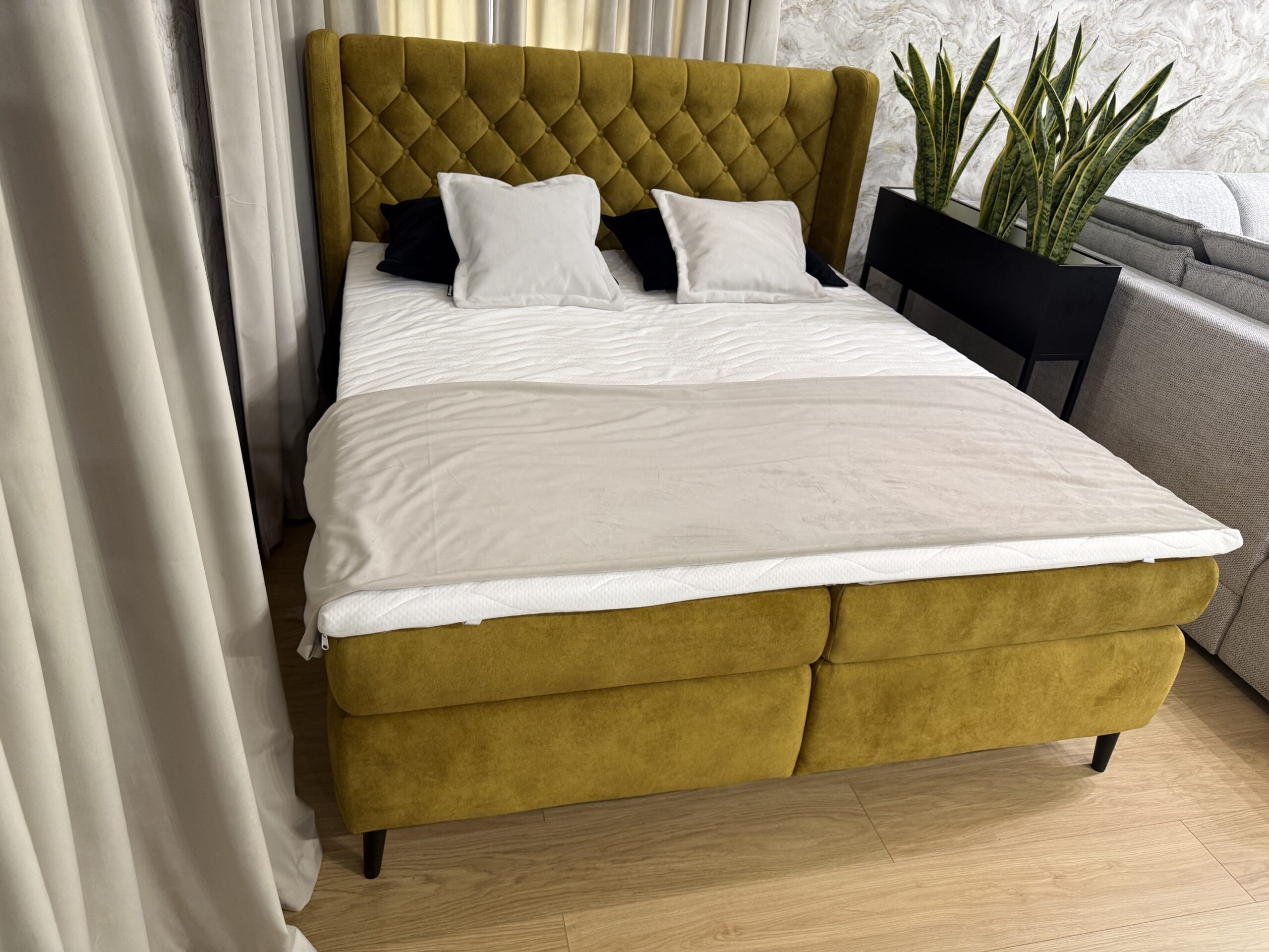Boxspringbett MADISON 160×200 – sofort verfügbar | Elegantes Design & maximaler Schlafkomfort