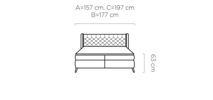 Boxspringbett MADISON 160×200 – sofort verfügbar | Elegantes Design & maximaler Schlafkomfort