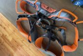Kletterschuhe, Karabiner & Sicherungsgerät