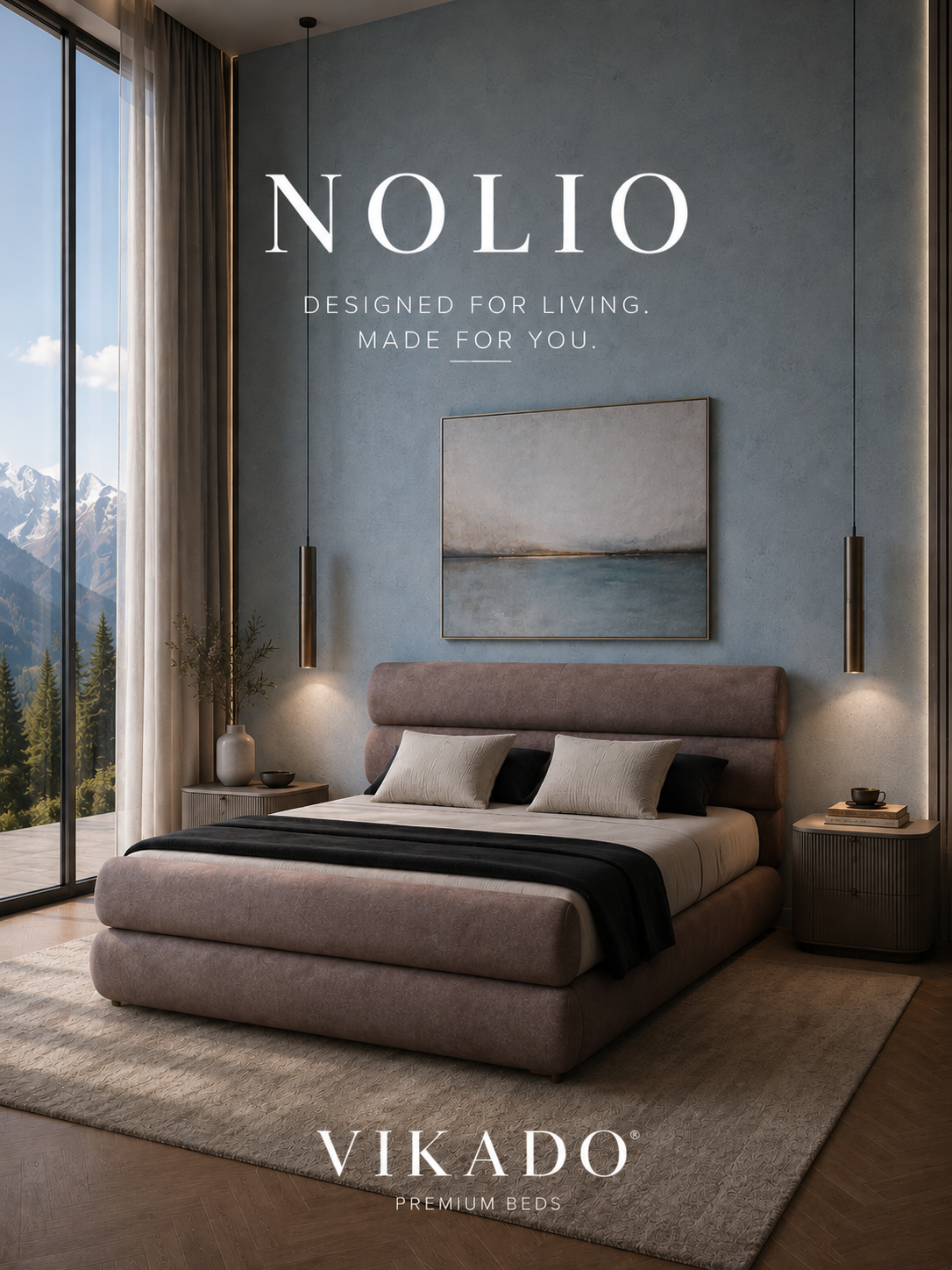 Neue Generation des Boxspring-Komforts NOLIO Bed (160x200cm)