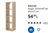 Kallax Regale verschiedene Größen in Buche