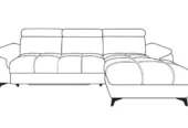 Ecksofa LUGANO mit Bett & Stauraum – 268×174 cm – 1.400 €