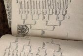 Hochwertiges Konvolut, großes antikes Wappenbuch, Pergament mit intakter Siegelkapsel und Wappen u.m.