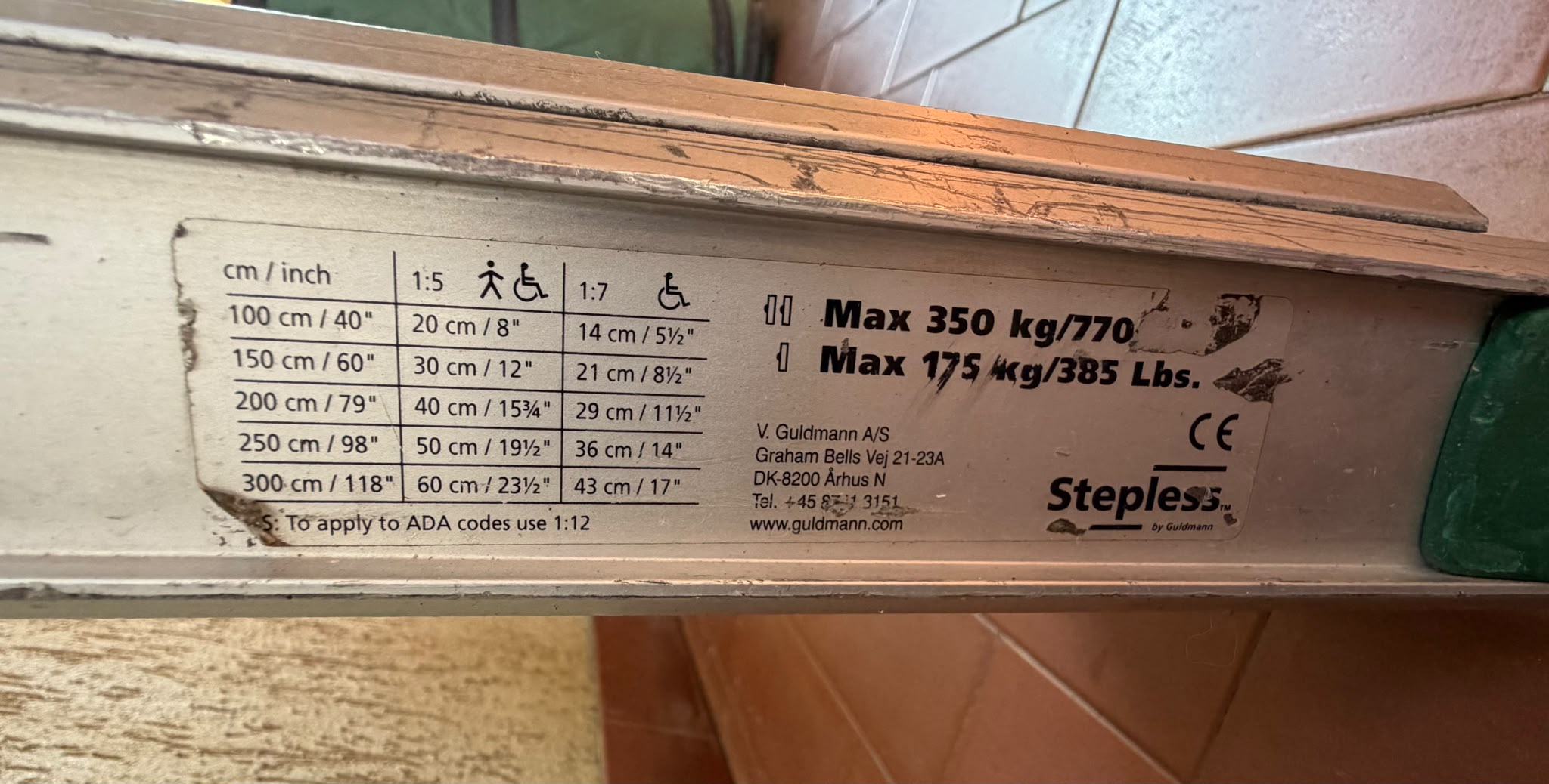 Rampa telescopica STEPLESS