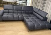 Modernes Ecksofa mit elektrischer Sitztiefenverstellung – sofort verfügbar