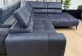 Modernes Ecksofa mit elektrischer Sitztiefenverstellung – sofort verfügbar