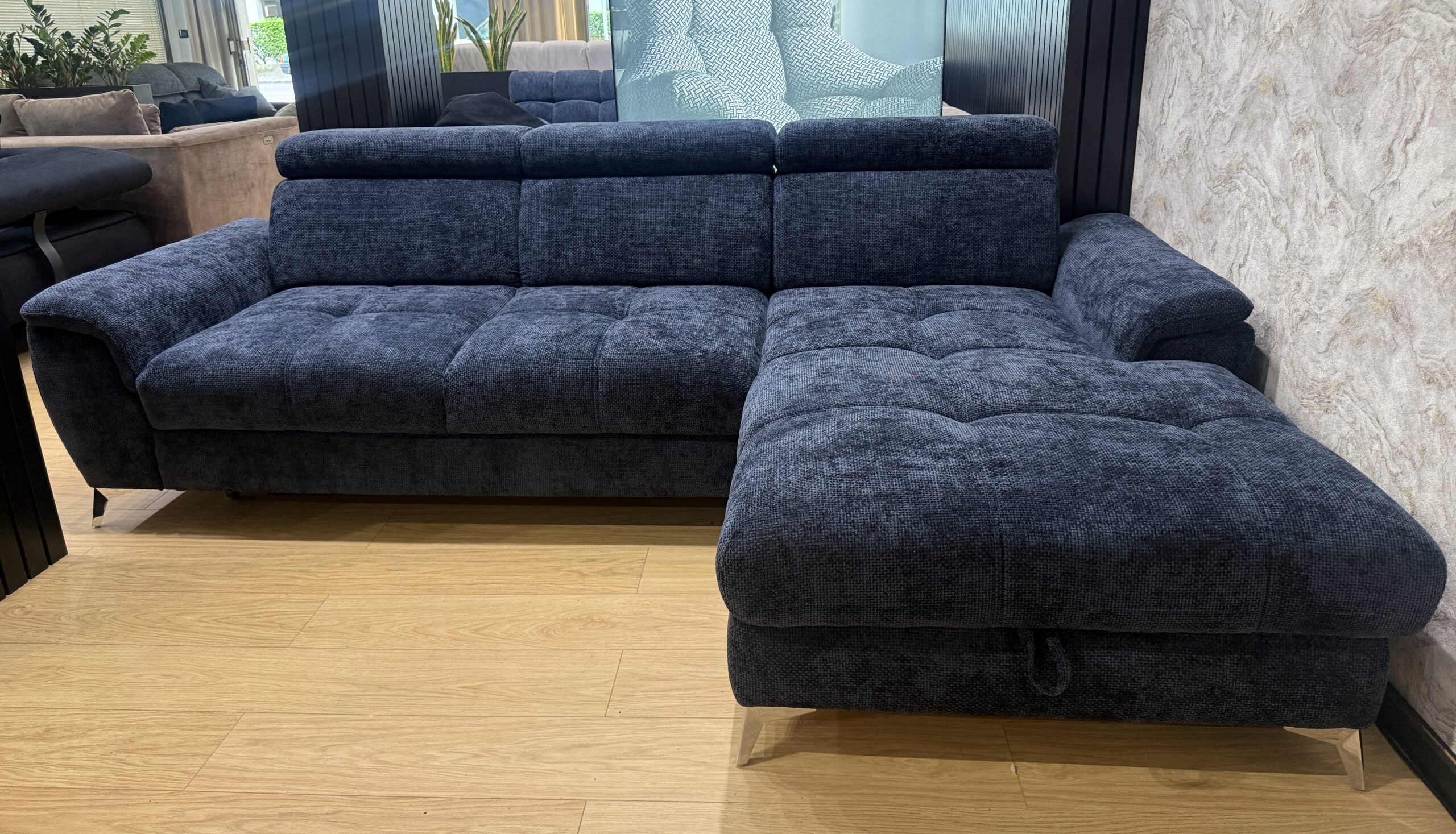 Ecksofa LUGANO mit Bett & Stauraum – 268×174 cm – 1.400 €