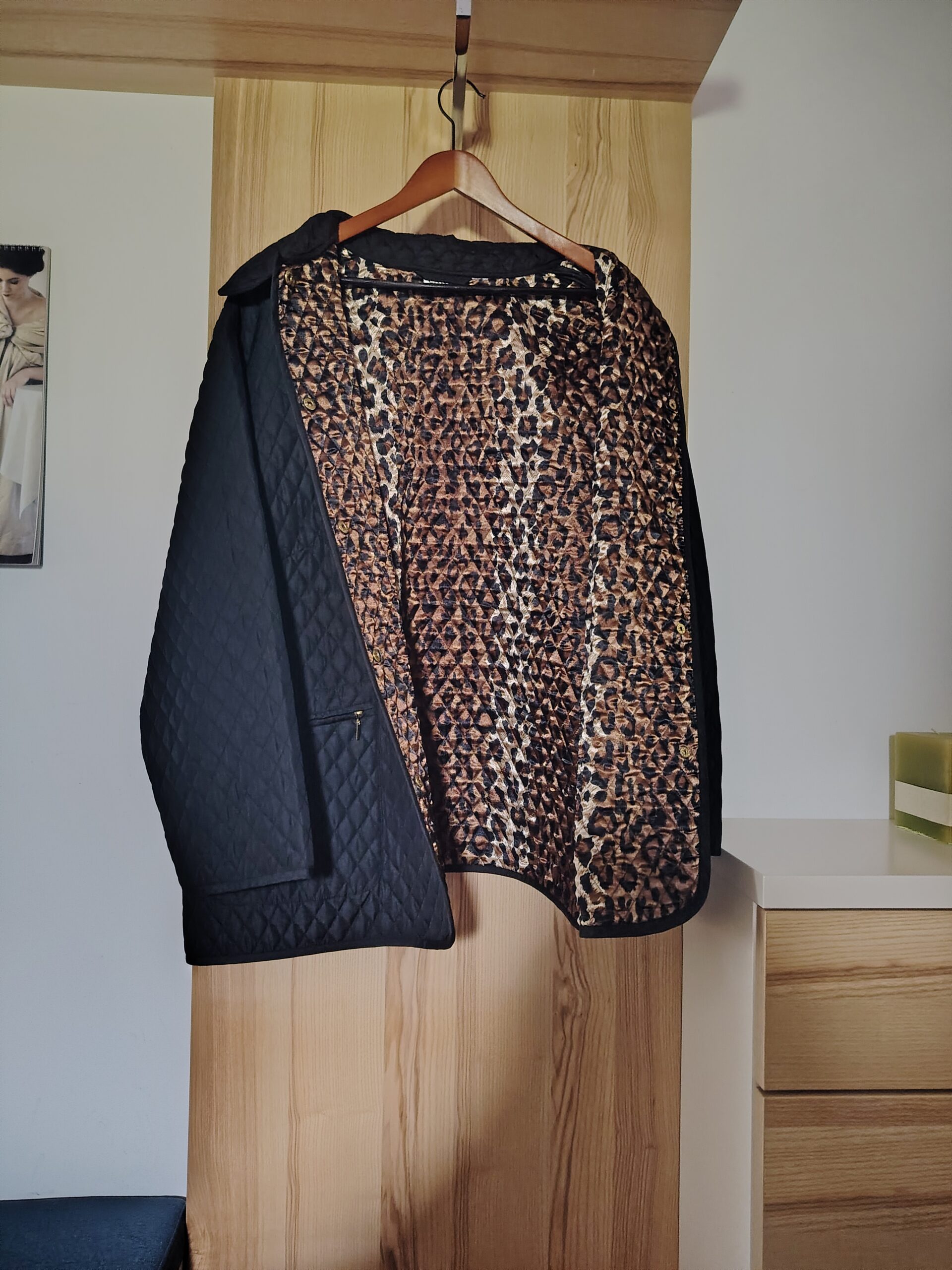 Übergangsjacke, schwarz, neuwertig, Gr. 58/60