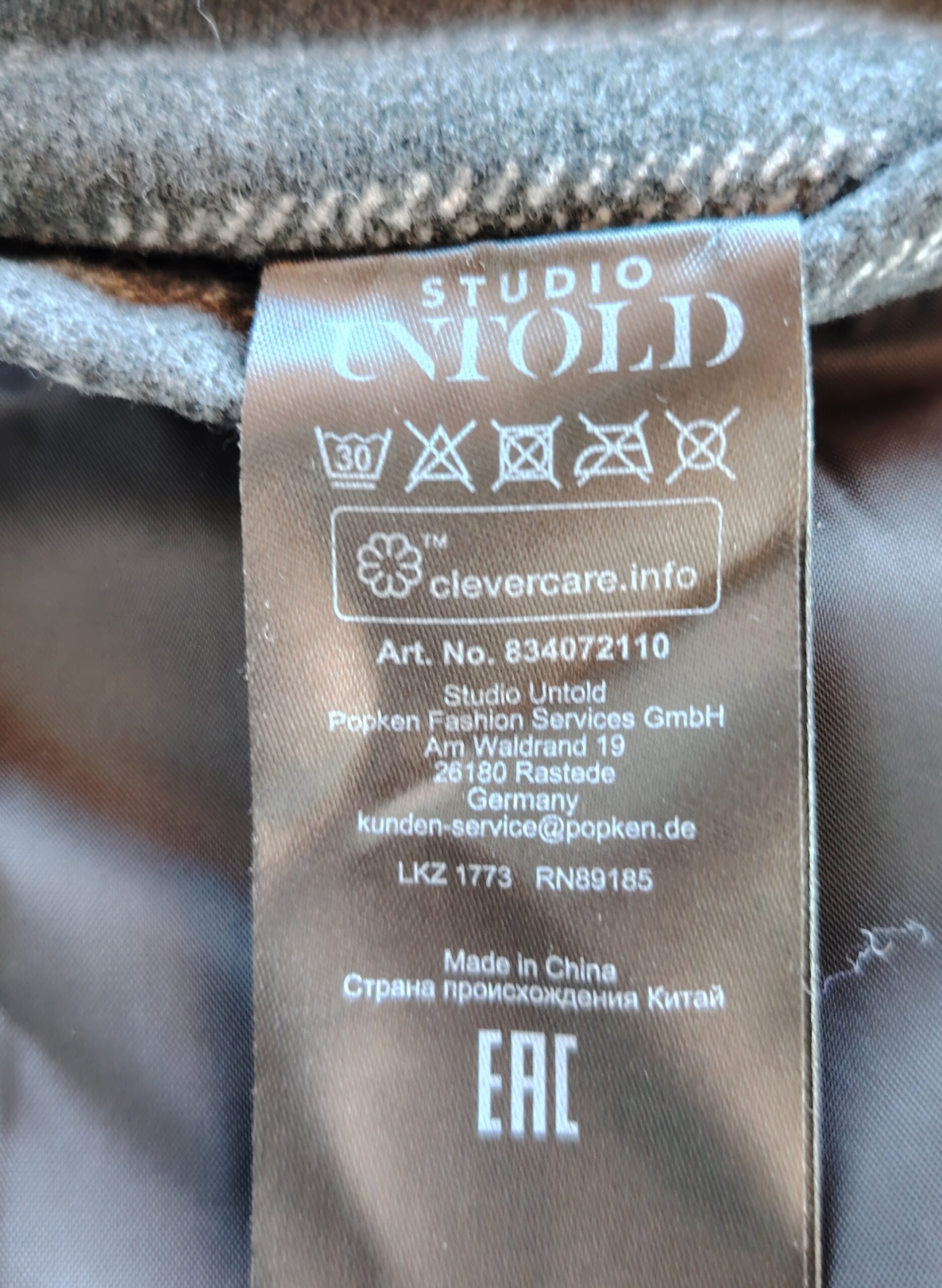 Winterjacke von Ulla Popken, neuwertig, Gr. 58/60