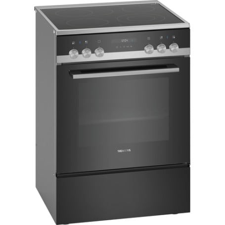 Siemens Elektro-Standherd, Glaskeramik, 60cm breit, schwarz Edelstahl