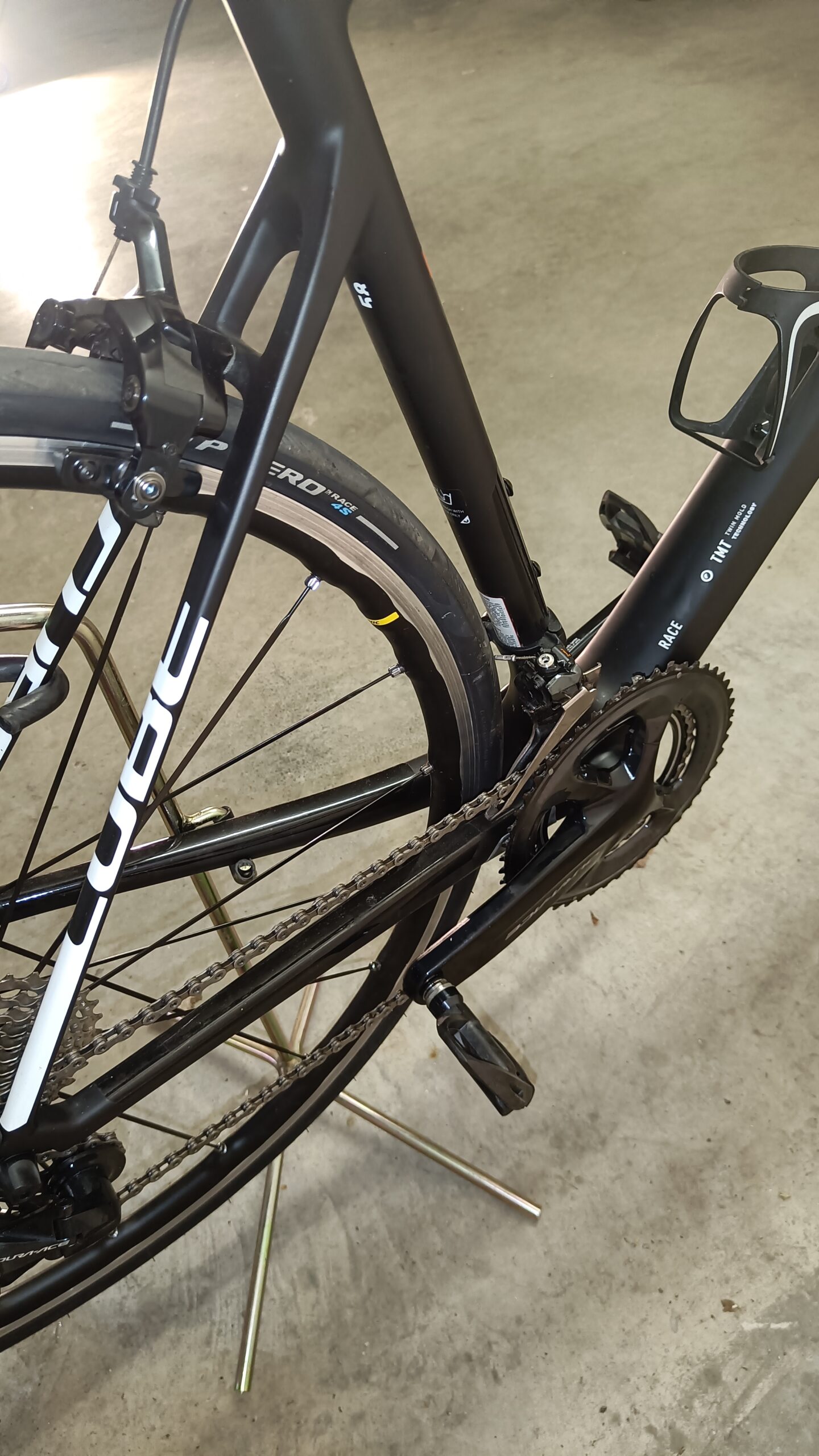 Top rennrad 58″ Gr. L Rennrad Dura Ace 7,4kg Ksyrium usw