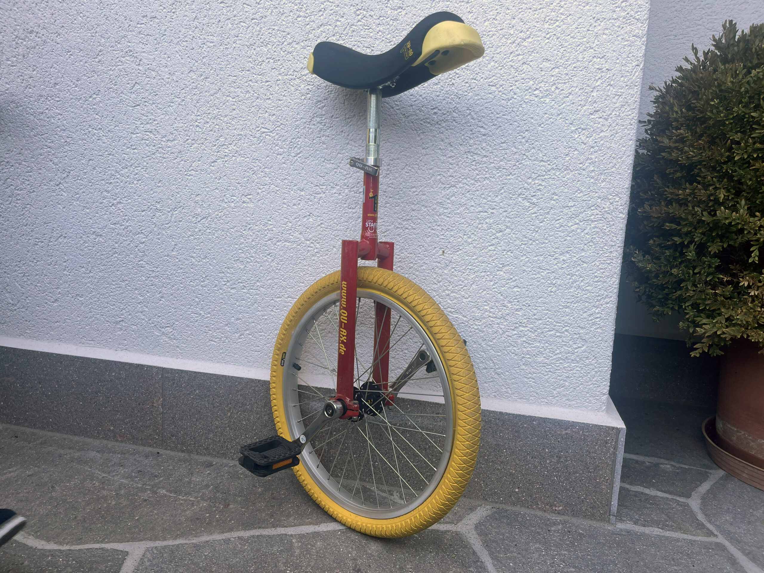 Einrad QU-AX Luxus 406 mm (20″) rot