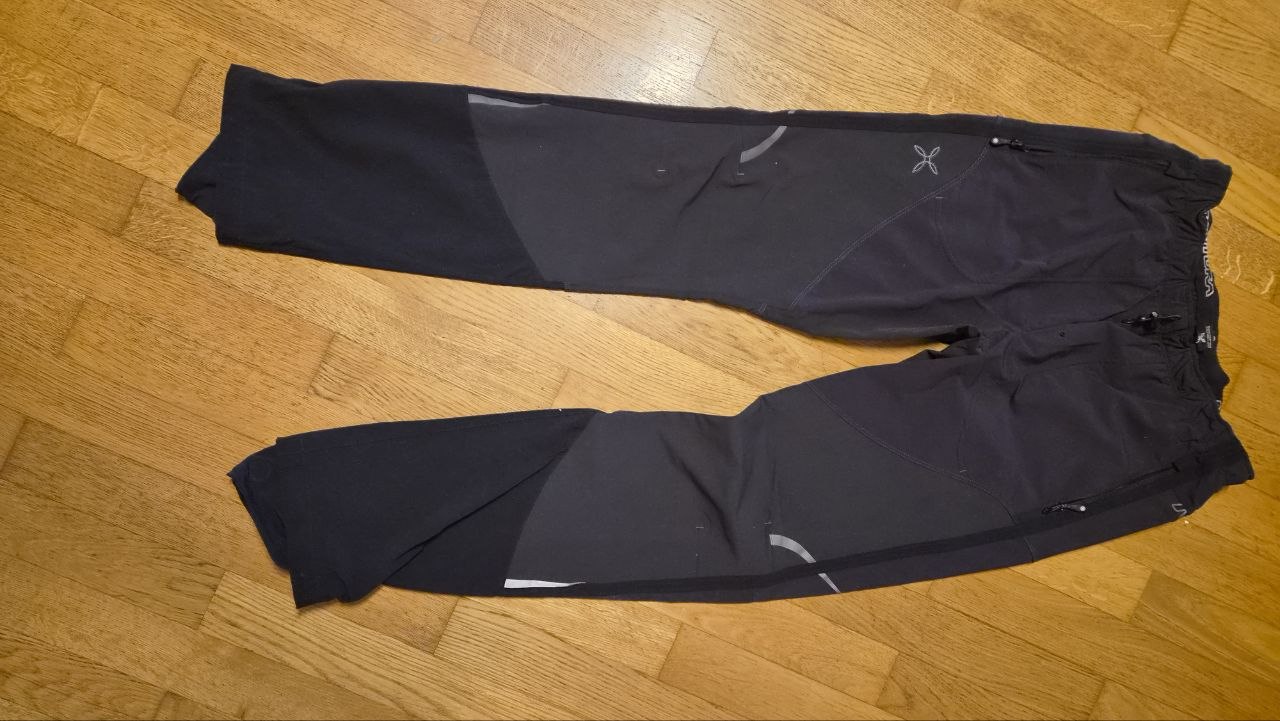 Montura Outdoor- / Wanderhose Herren – Schwarz / Dunkelgrau – Pantaloni da Montagna / Trekking